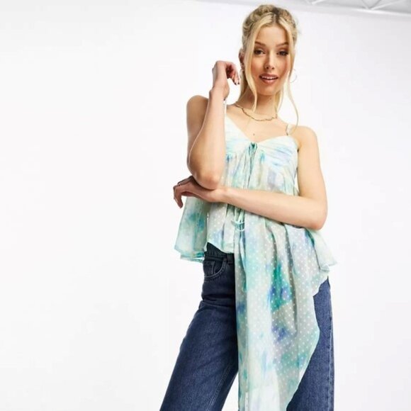 ASOS Design Babydoll Textured Cami NWT - Picture 1 of 9